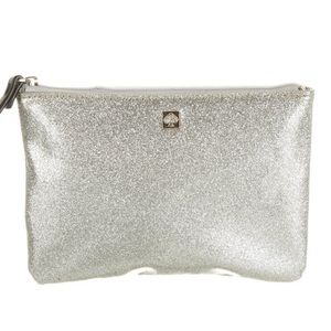 Kate Spade mavis street mini pouch in Silver